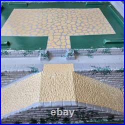 RARE/Vtg/1950's/Marx Tin litho/Medieval Castle/Knights and Vikings/Original Box