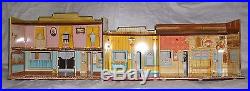REDUCED Marx Western Town Hotel Side Dodge City tin litho Roy Rogers Wagon Train