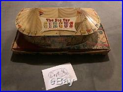 Rare 1950's Marx The Big Top Circus with Original Box Beautiful Set Animals