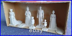 Rare 1953 MARX British Royal Family Figurine Resin Set