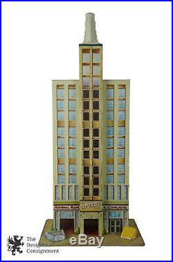 Rare 1957 Marx The Skyscraper Building Tin Litho Toy Playset 5450 Empire State