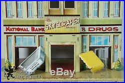 Rare 1957 Marx The Skyscraper Building Tin Litho Toy Playset 5450 Empire State