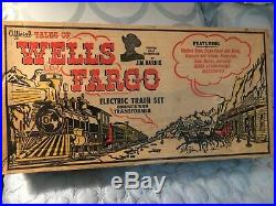 Rare 1959 Marx Tales of Wells Fargo Train Set with Jim Hardy in Original box