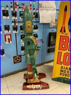 Rare 1963 Marx Big Loo Robot with Original Box & Accessories
