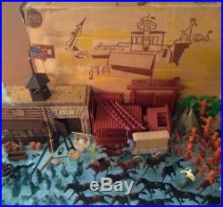 Rare 1966 Marx Sears All State Fort Apache Play Set Box No. 5951 One Year Only