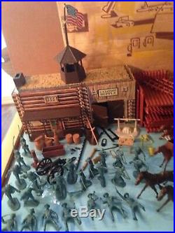 Rare 1966 Marx Sears All State Fort Apache Play Set Box No. 5951 One Year Only