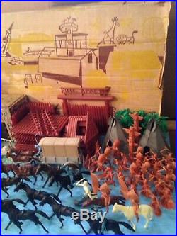 Rare 1966 Marx Sears All State Fort Apache Play Set Box No. 5951 One Year Only