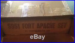 Rare 1966 Marx Sears All State Fort Apache Play Set Box No. 5951 One Year Only