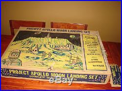 Rare 1968 Marx Project Apollo Moon Landing Set #4646