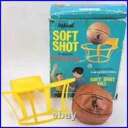 Rare 1971 Marx Official Soft Shot Indoor Basketball Set original