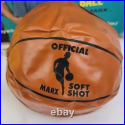 Rare 1971 Marx Official Soft Shot Indoor Basketball Set original