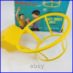 Rare 1971 Marx Official Soft Shot Indoor Basketball Set original