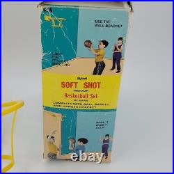Rare 1971 Marx Official Soft Shot Indoor Basketball Set original