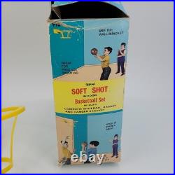 Rare 1971 Marx Official Soft Shot Indoor Basketball Set original