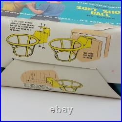 Rare 1971 Marx Official Soft Shot Indoor Basketball Set original
