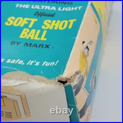 Rare 1971 Marx Official Soft Shot Indoor Basketball Set original