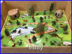 Rare Flintstones Miniature Tinykin Marx Playset Store Display Nm In Shipping Box