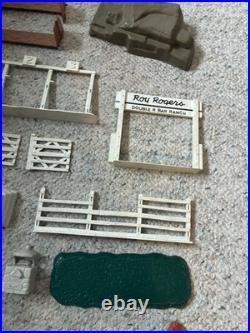 Rare Lot Of MARX ROY ROGERS Double R Ranch 1950s Cowboys, Horses, 46 Pieces