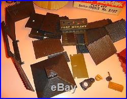 Rare MARX Fort Mohawk Frontier Playset No. 3752 Indians, Soldiers PLUS More