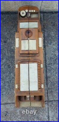 Rare MARX TOYS Firetruck Wood Pattern Model Prototype 1950's