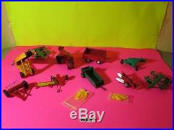 Rare Marx'56 Ltd. Ed. 9 Piece Mech Farm Tin Tractor Set (1 Piece Free)! 363-Y