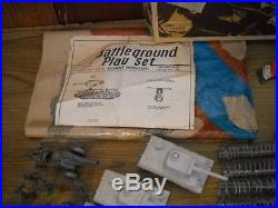 Rare Marx Battleground 4757 M. O. 1963 Boxed Playset