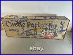 Rare Marx Prince Valiant Castle Fort Vintage Playset orig box 62S13