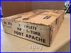 Rare Marx Sears Allstate 1961 Fort Apache Playset Box #5915 U. S. Cavalry Wagon