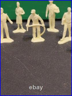 Rare Nm Marx #5980 Sears Shopping Center 14pc Cream People Figures