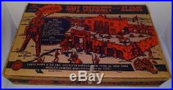 Rare Old-store Mib Disney 1955 Davy Crockett At The Alamomarx Play Set #3530