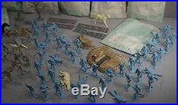 Rare Original 1961 Marx Giant Battle Of Blue And Gray CIVIL War Playset In Box