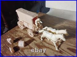 Rare Original 1972 Marx battle of Little BigHorn SUPPLY WAGON Custer Playset