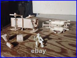 Rare Original 1972 Marx battle of Little BigHorn SUPPLY WAGON Custer Playset