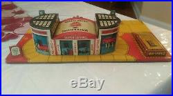 Rare Original Marx 1930's Tin Litho Universal Service Station! Excellent