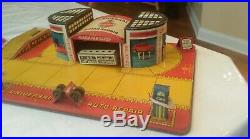 Rare Original Marx 1930's Tin Litho Universal Service Station! Excellent