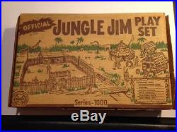 Rare Original Series 1000 Marx Jungle Jim Playset with Box! Excellent Condition