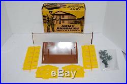 Rare Original Vintage Marx Marxville Army Barracks Play Set Orig Box