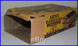 Rare Original Vintage Marx Marxville Army Barracks Play Set Orig Box
