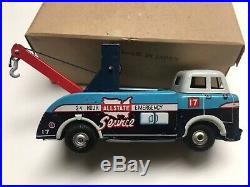 Rare Tin Toy Marx Wrecker Tow Truck Sears Allstate Service Station Playset Part