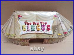 Rare UK Version MARX The Big Top Circus Tent Tinplate play-set Building