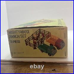 Rare Vintage 13 Piece Mighty Marx Ranch Set 1960s-1970s