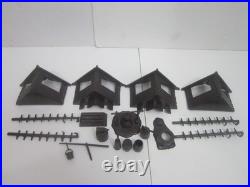 Rare Vintage 1950's Marx Fort York Play Set Soldiers & Indians With Original Box