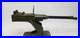 Rare Vintage 1950's Marx US Army Anti-Aircraft Metal Moving Machine Gun