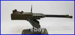 Rare Vintage 1950's Marx US Army Anti-Aircraft Metal Moving Machine Gun