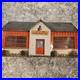 Rare Vintage 1950s Marx Tin Metal Litho Little Red School House Schoolhouse
