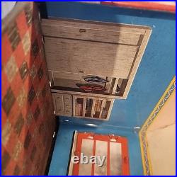 Rare Vintage 1950s Marx Tin Metal Litho Little Red School House Schoolhouse Rare Vintage 1950s Marx Tin Metal Litho Little Red School House Schoolhouse