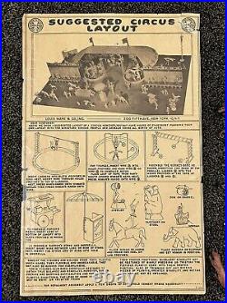 Rare Vintage 1952 Marx #4319 Litho Super Circus In Original Box And Instructions