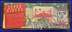 Rare Vintage 1952 Marx #4319 Litho Super Circus In Original Box And Instructions