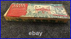 Rare Vintage 1952 Marx #4319 Litho Super Circus In Original Box And Instructions