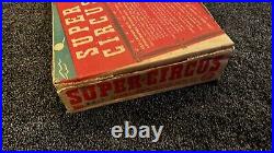 Rare Vintage 1952 Marx #4319 Litho Super Circus In Original Box And Instructions